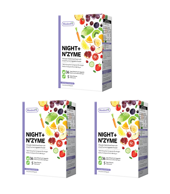 【Bundle of 3】Wonderfit Night + Nzyme 30s x3 Boxes